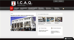 Desktop Screenshot of clubquilmes.edu.ar